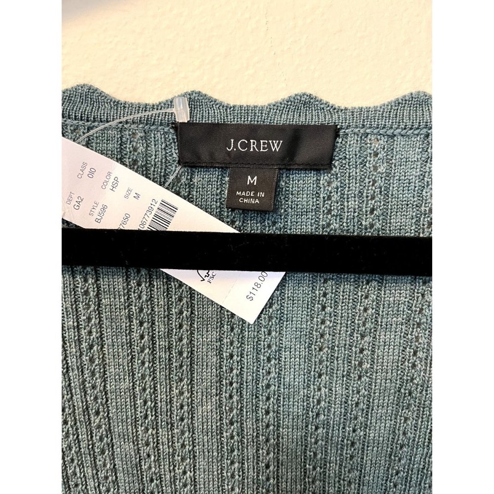 J. Crew Merino Wool Ribbed Sweater - Picture 8 of 9